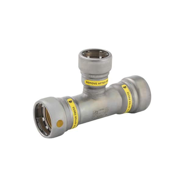 3/4 in. x 3/4 in. x 1/2 in. Carbon Steel All Press Reducing Tee Fitting