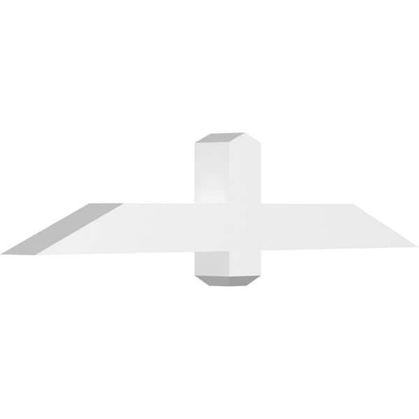 Ekena Millwork Eugene 48 in. W x 10 in. H x 4 in. D Signature Polyurethane Bracket