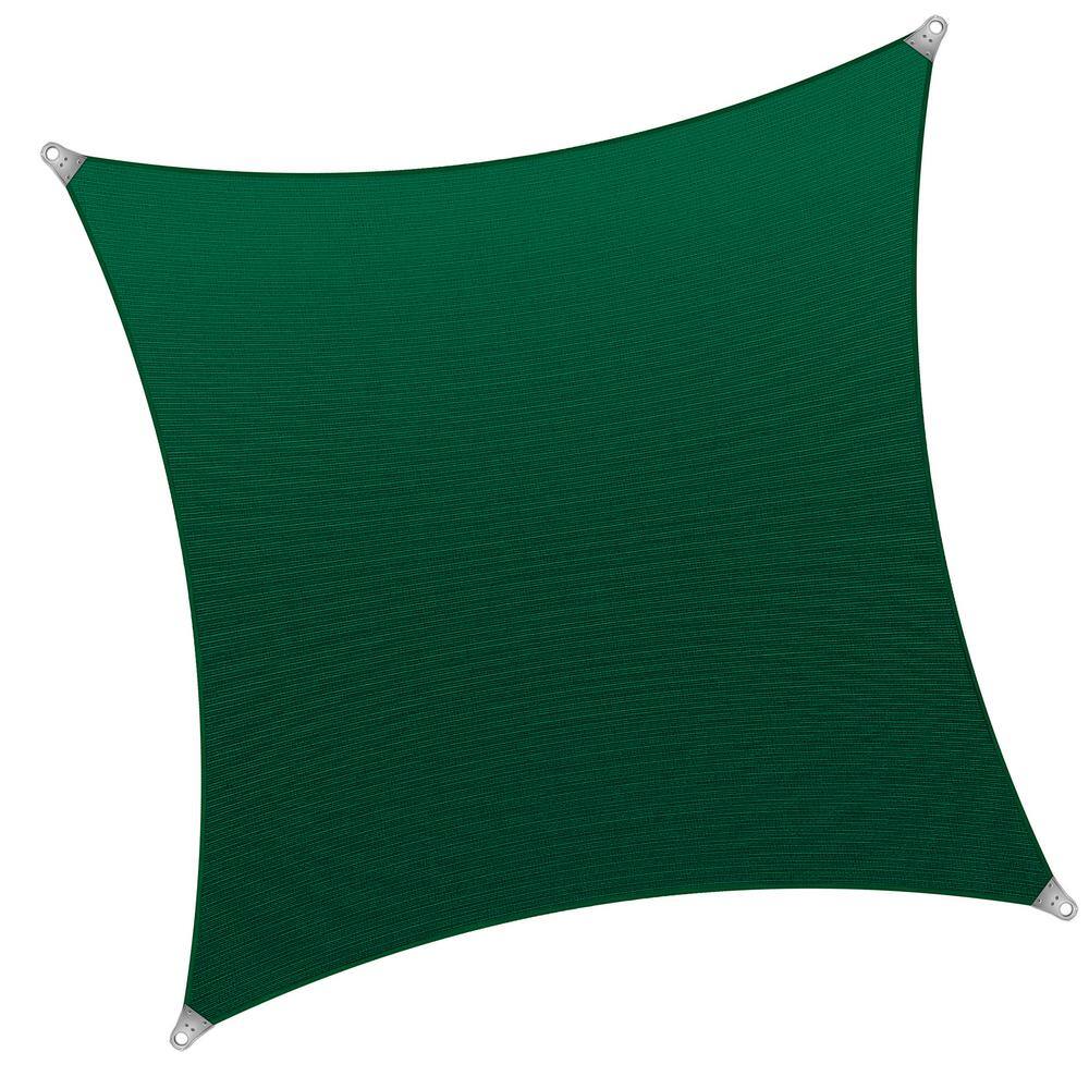 22 ft. x 24 ft. Rectangle Super Ring Sun Shade Sail 260 GSM Heavy Duty - Green price history on PriceWatchPro