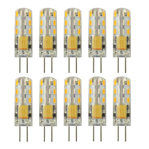 1.5-Watts T3, JC Bi-Pin Base Bright White (3000K) Halogen Bulb Replacement Landscape Bulbs,  Lights A-Style, 10-Piece