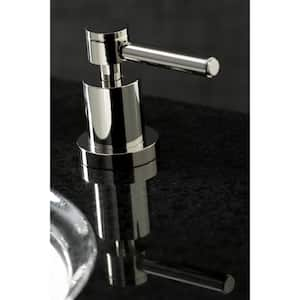 Modern 8 in. Widespread 2-Handle Mid-Arc Bathroom Faucet in Polished Nickel