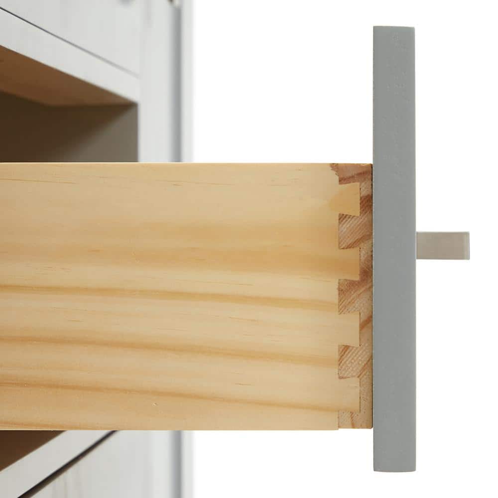 Bristol 48" Grey Solid Wood Freestanding Vanity Cabinet