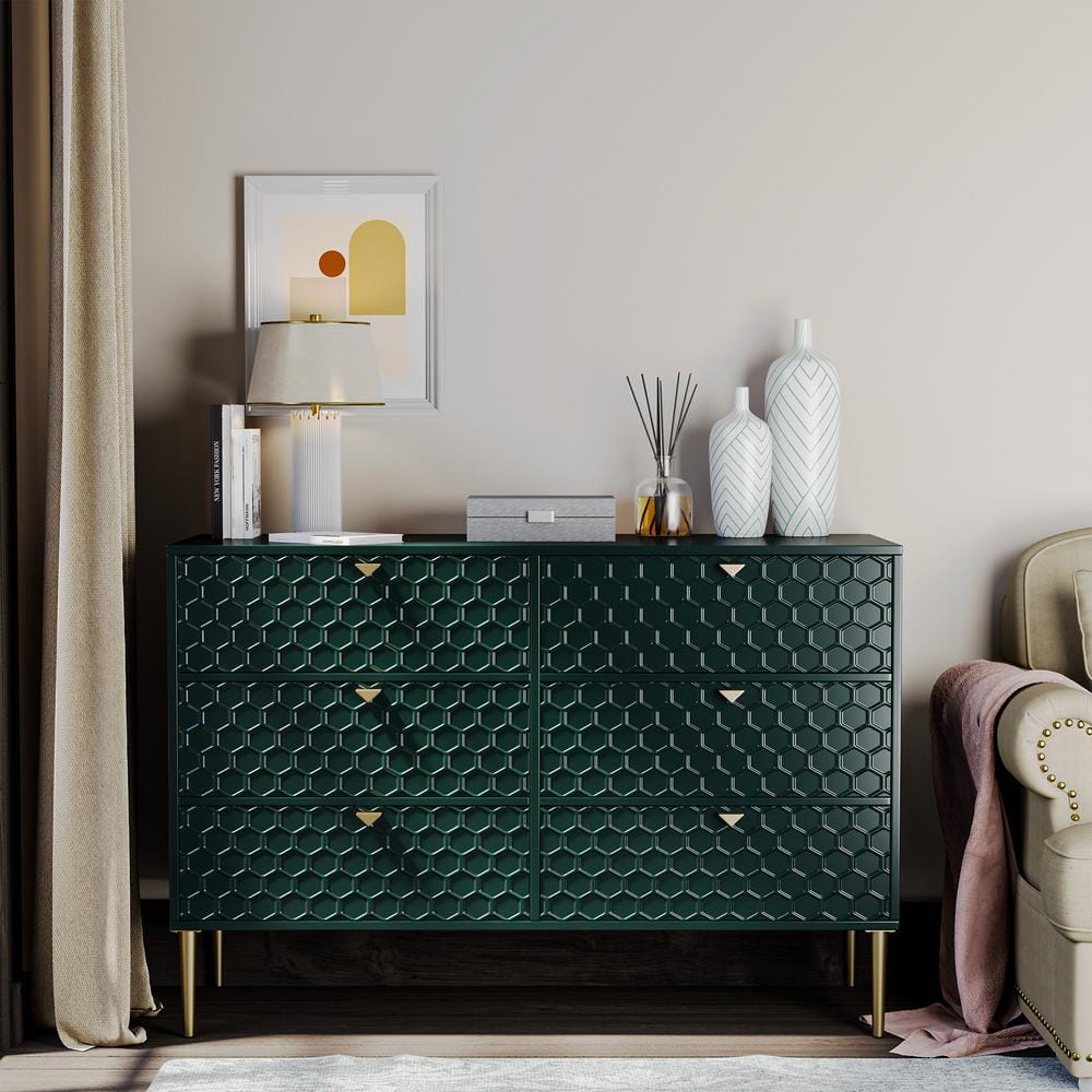 Glossy Green Dresser — Trópico Interiors