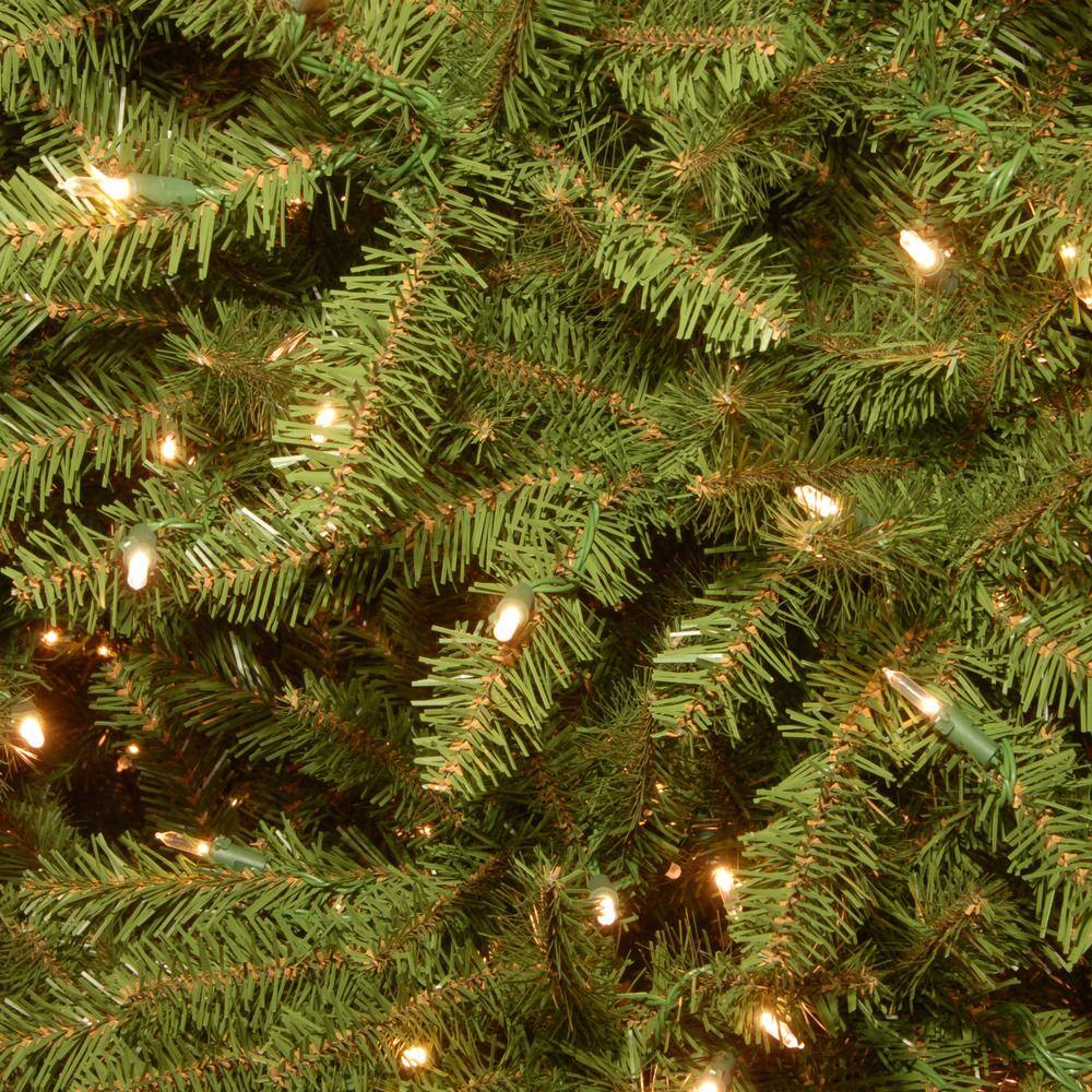 6.5-Foot Green Fir Pre-Lit Artificial Christmas Tree with Clear Lights