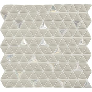 Starcastle Comet 12 in. x 11 in. Glass Triangle Mosaic Tile (11.77 sq. ft./Case)