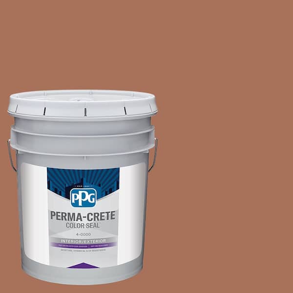 Color Seal 5 gal. PPG1068-6 Nutmeg Satin Interior/Exterior Concrete Stain