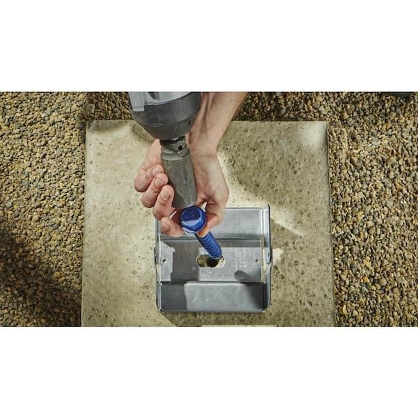 Tapcon 1/2 in. x 6 in. Steel Hex-Washer-Head Mechanically