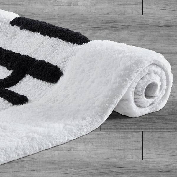 Plush Reversible Organic Cotton Bath Rug - Smoke Gray · Under The