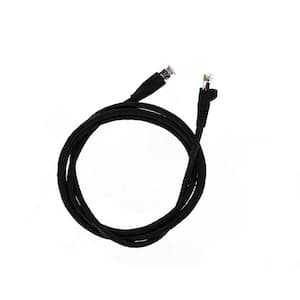 Commercial Electric 7 ft. 24/7-Gauge 8-Wire CAT6 Ethernet Cable, Black  342367-7 - The Home Depot
