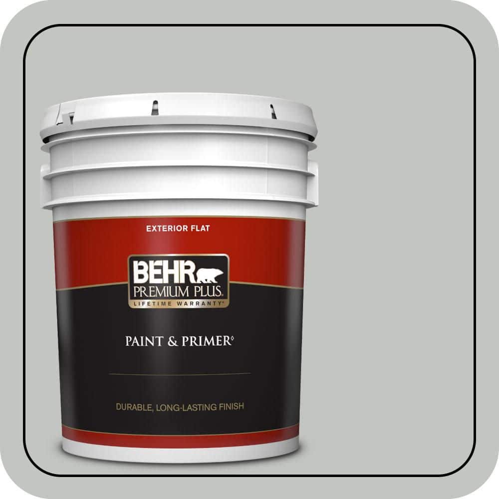 5 gal. #PPU25-14 Engagement Silver Flat Exterior Paint & Primer price history on PriceWatchPro