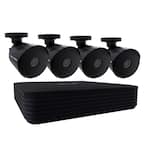 8-Channel 1080p Wired DVR Security Camera System with 1TB Hard Drive and 4 1080p Wired Cameras