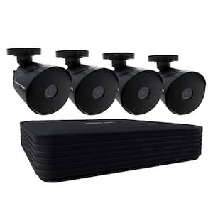 8-Channel 1080p Wired DVR Security Camera System with 1TB Hard Drive and 4 1080p Wired Cameras