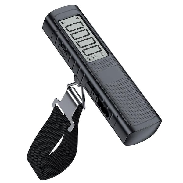 Battery-Free Digital Luggage Scale, Portable Handheld Hanging Scale for Luggages, Suitcases, Backpacks, and Bags