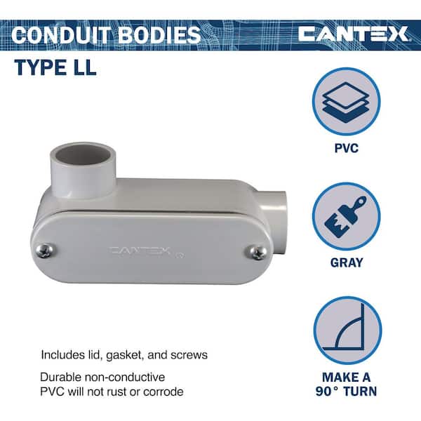 Carlon 3/4 In. PVC LB Access Fitting - View #3