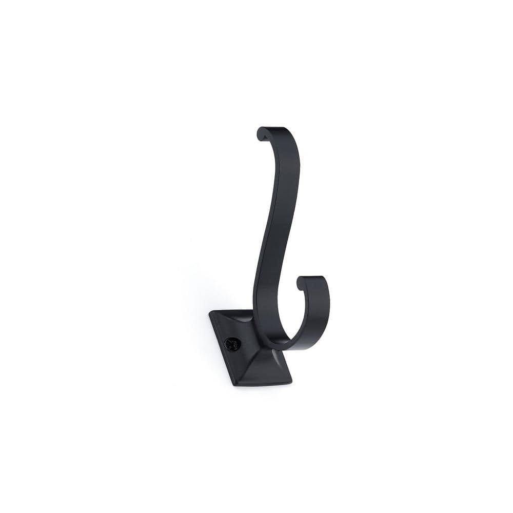 Richelieu RH026200900 Transitional Metal Hook, Matte Black Finish