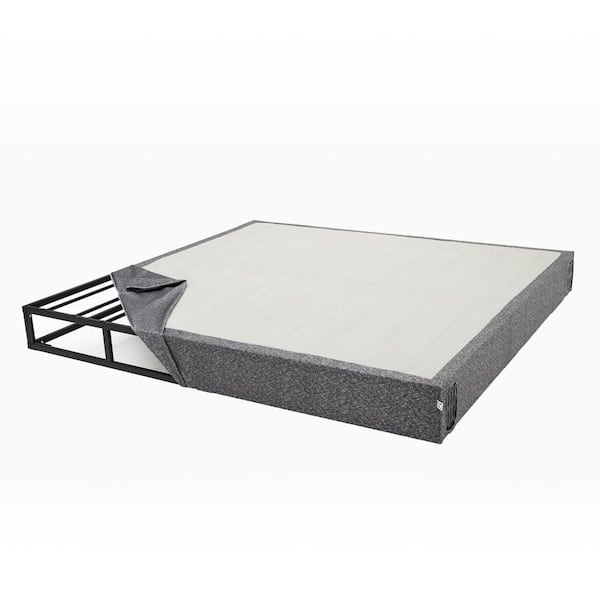 Details about   Box Spring Twin XL Full Queen King Foundation 9 Inches Bed Frame Metal Folding 