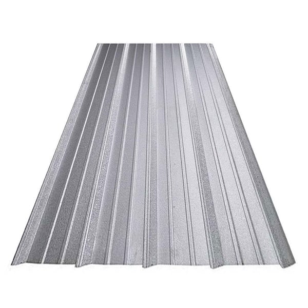 Gibraltar Building Products 10 ft. Corrugated Galvanized Steel 31-Gauge  Roof Panel 13504 - The Home Depot