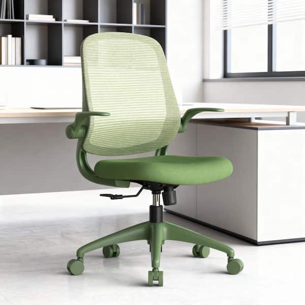 Nylon Fabric Adjustable Height Ergonomic 360° Rolling Swivel