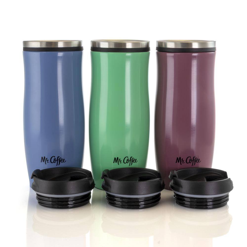 12.5 oz Blue Stainless Steel Insulated Travel Tumbler Set