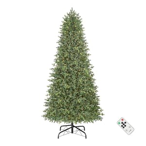 9 ft. Pre-Lit LED Elegant Grand Fir Artificial Christmas Tree