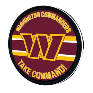 Washington Commanders 15 in. Round Plug-in LED Lighted Sign