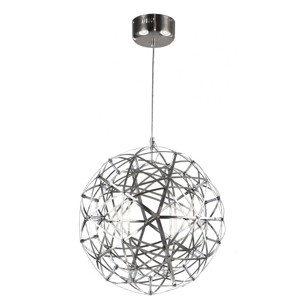 Renee III 42-Lights Satin Nickel Pendant without Shade