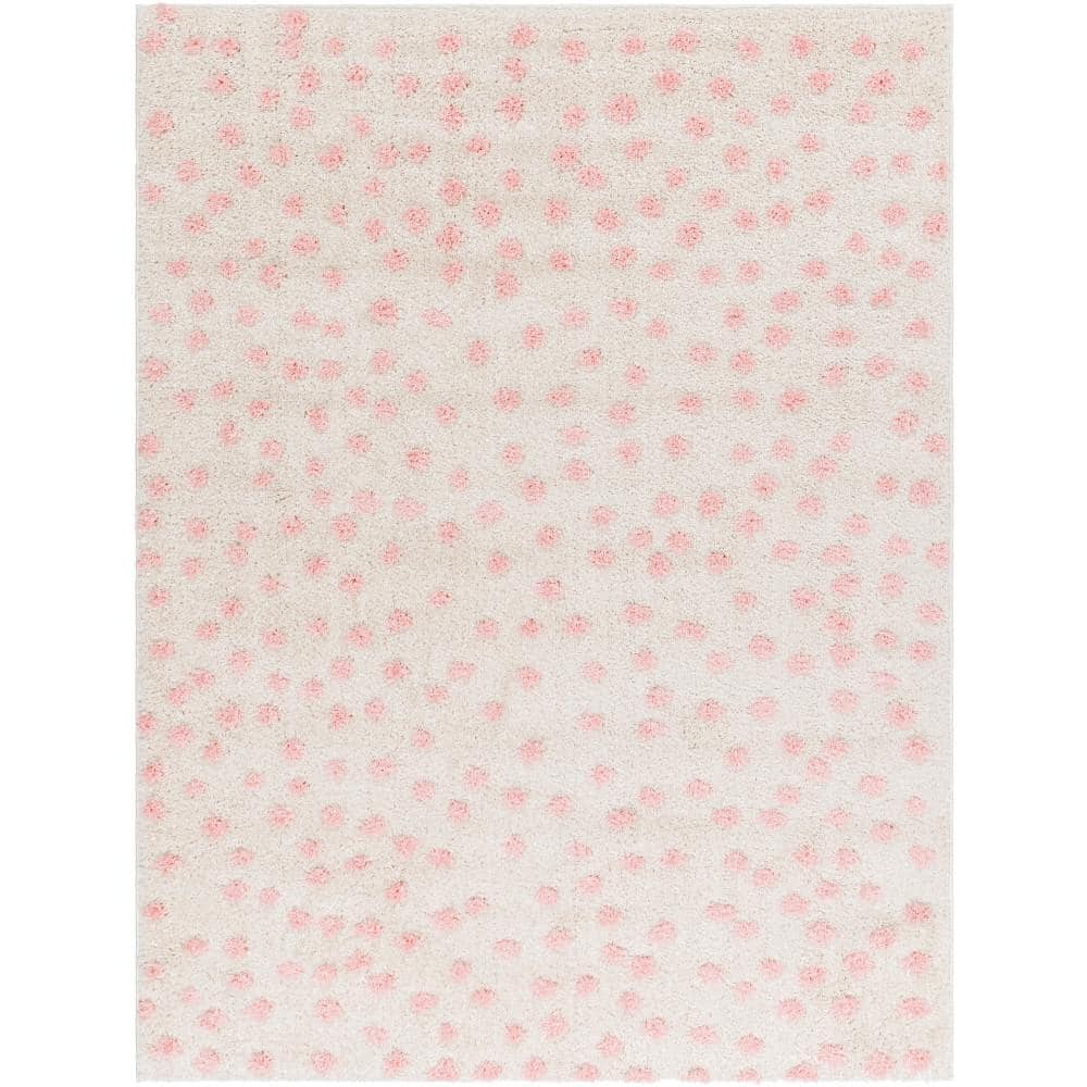 Livabliss Adama Pink/Cream Print 8 ft. x 10 ft. Animal Indoor Area Rug ...