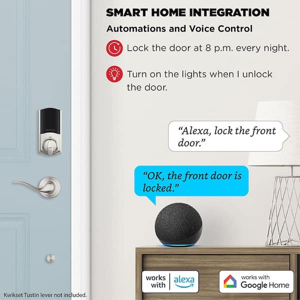 Halo Touch Venetian Bronze Traditional Fingerprint WiFi Elec Smart Lock Deadbolt Feat SmartKey Security w/ Tustin lever