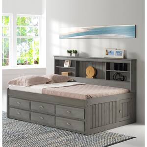 Charcoal Gray Series Charcoal Gray Full Size Daybed with 6-Drawers