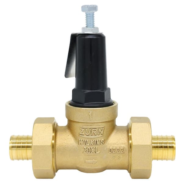 1 in. 20 XL Pressure Reducing Valve (Single Union FNPT x FNPT) with Double Union PEX Connection