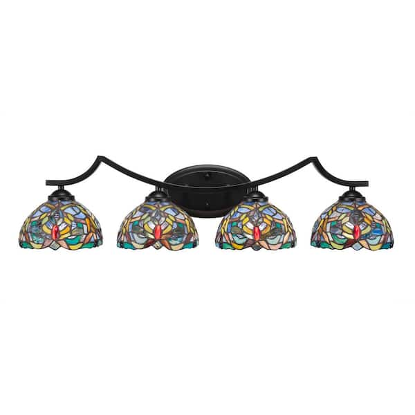Unbranded Cleveland 7.5 in. 1-Light Matte Black Vanity Light