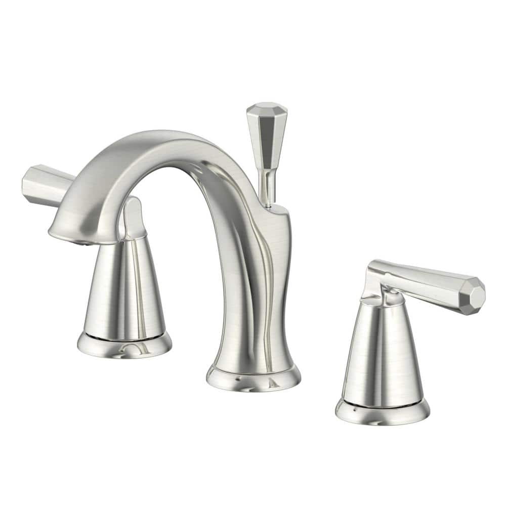 Ultra Faucets Z 8 in. Widespread 2Handle Bathroom Faucet with Drain