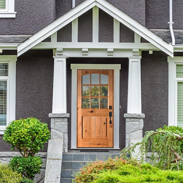 Krosswood Doors 36 in. x 80 in. Rustic Knotty Alder Arch Top Krosswood Doors 36 in. x 80 in. Rustic Knotty Alder Arch Top