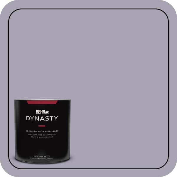 1 Qt. #N560-3 Luxe Lilac One-Coat Hide Matte Interior Stain-Blocking Paint & Primer