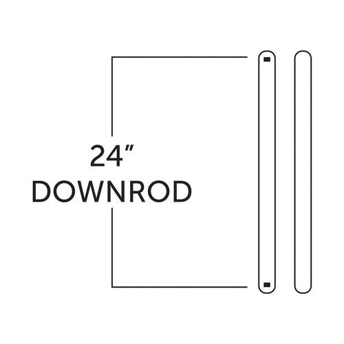 WeatherMax 24 in. Noble Bronze Outdoor Extension Downrod Hunter Ceiling Fan Downrods