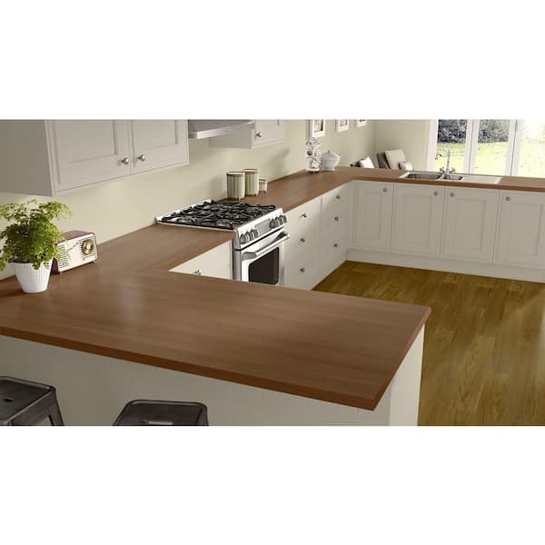 Wilsonart 4 ft. x 8 ft. Laminate Sheet in Tuscan Walnut with
