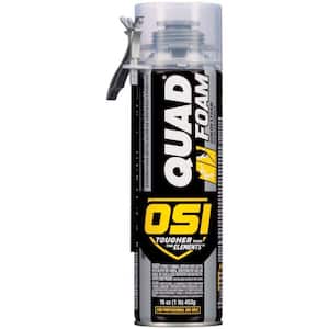 QUAD 16 fl. oz. Window and Door Installation Foam for Dual Use with Gun or NEW Pro Size Straw