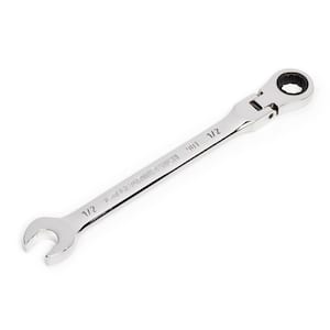 1/2 in. SAE 90-Tooth Flex Head Combination Ratcheting Wrench