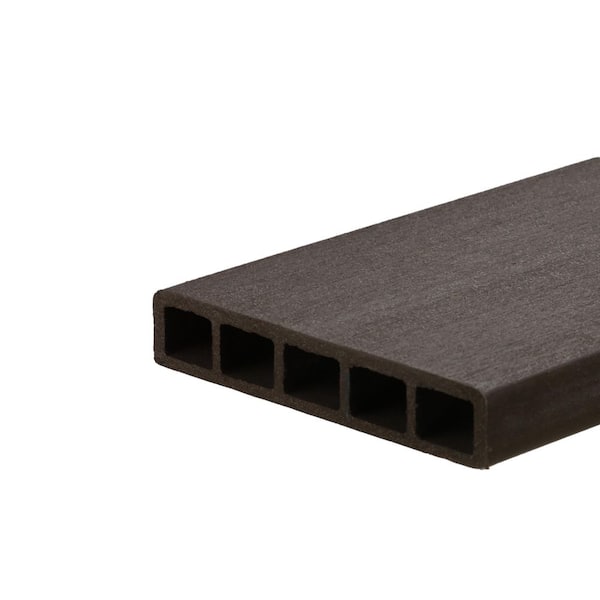 Commercial Dekk 1-1/2 in. x 8 in. x 16 ft. Walnut Composite Deck Board