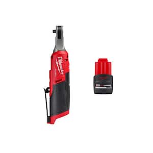 M12 FUEL 12V Lithium-Ion Brushless Cordless High Speed 1/4 in. Ratchet w/CP High Output 2.5 Ah Battery Pack
