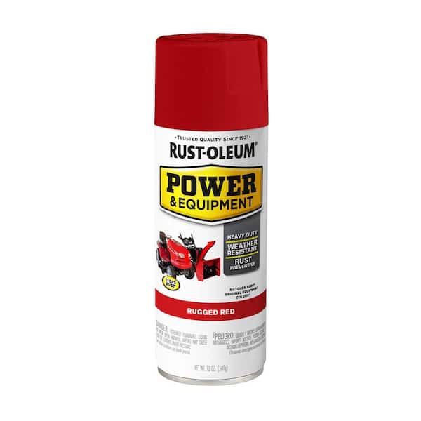 Rust-Oleum 12 oz. Power and Equipment Rugged Red Gloss Enamel