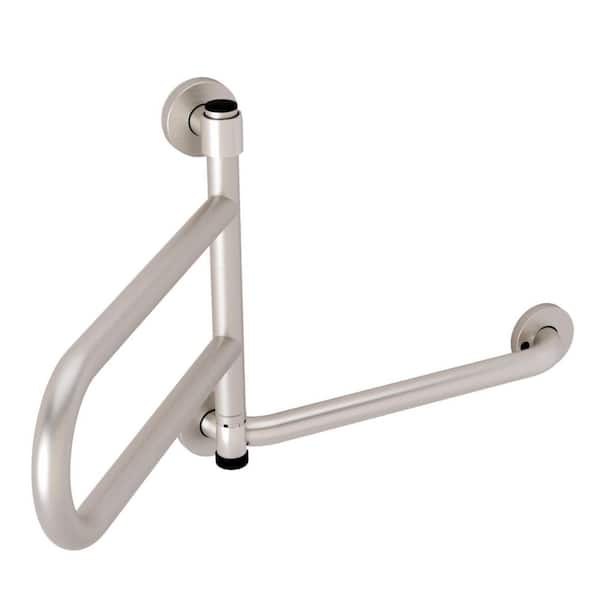DependaBar, Pivoting Wall-Mount Grab Bar, ADA Compliant, (300 lb. Capacity) in Brushed
