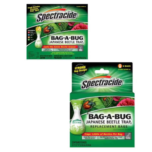 Bag-A-Bug Japanese Beetle Trap with Replacement Bags (6-Count)
