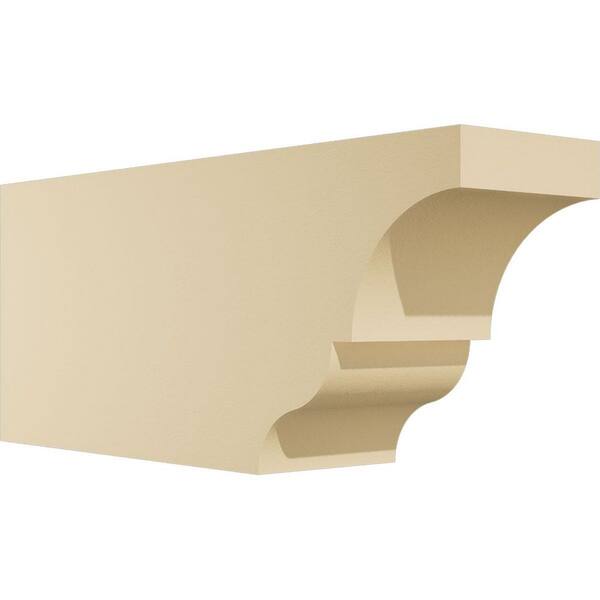 Ekena Millwork Standard Asheboro 6 in. W x 10 in. H x 24 in. D Signature Urethane Rafter Tail Outlooker
