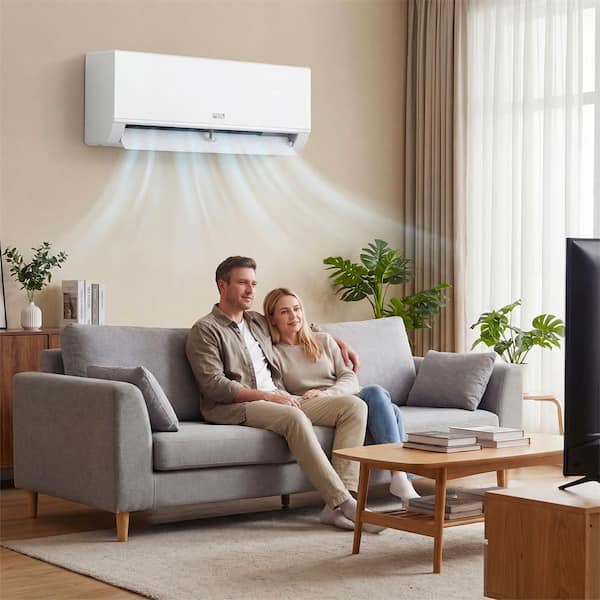 Blast Pro 24000 BTU 20-SEER2 2-Ton 208/230V Wifi Enabled Mini Split Air Conditioner and Heater with Installation Kit