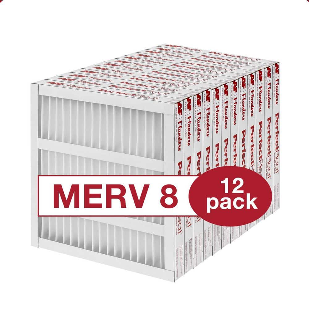 AAF Flanders 16 in. x 16 in. x 2 in. Perfect Pleat Self-Supporting MERV ...