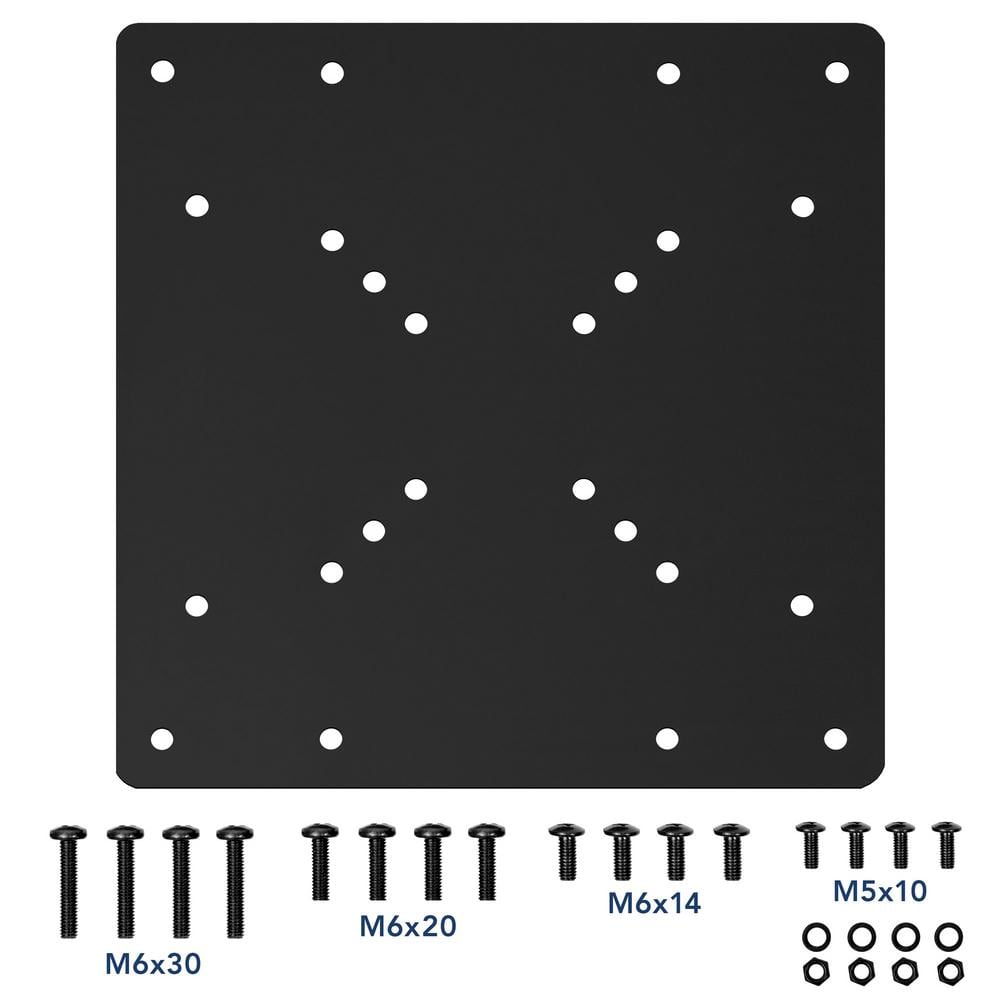 Heavy-Gauge Steel VESA Mount Adapter Plate for 32"-55" TVs