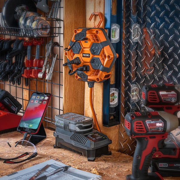 Reviews for RIDGID 8 ft. Cord 5-Outlet 2 USB-A Power Hub | Pg 1