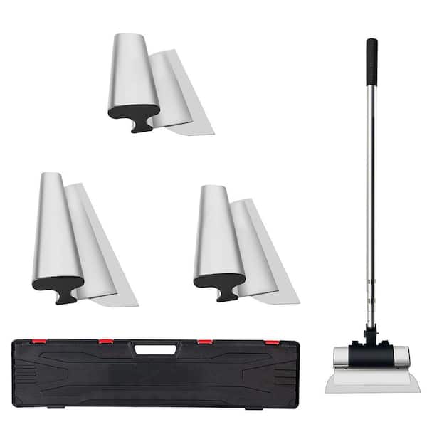 Skimming Blade Set, 25/40/60 cm Blades and 35 to 78 in. Extension Handle, European Stainless Steel Construction Knife
