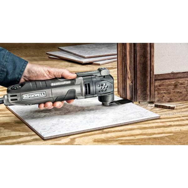 Details about   Rockwell Sonicrafter 3 amps Corded Oscillating Multi-Tool Kit 21000 opm RK5121K 